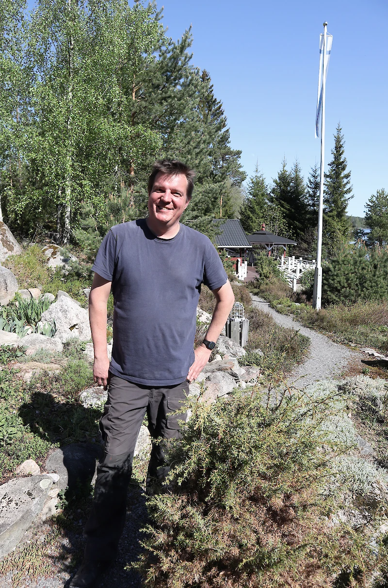 Joakim Olkkonen on vaihtanut seikkailut maailmalla Kymentaan rauhaan.