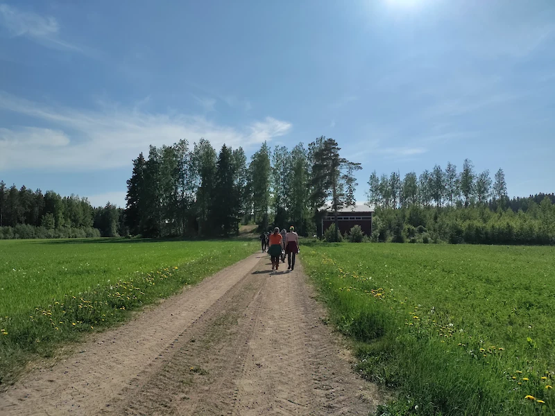 Marttilan tila sijaitsee Pilkanmaan ja Lyöttilän rajamaastossa. Maastokohde oli tilan läheisyydessä.