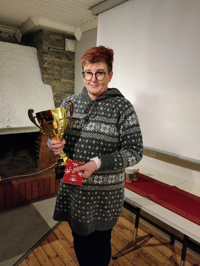 Anneli Haaraoja on vuoden 2024 Iitin Kalamiesten menestynein kalastaja.
