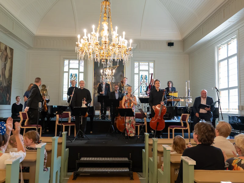 Perjantai-iltapäivän lastenkonsertti kuuluu jokavuotiseen ohjelmaan. (Kuva viime vuodelta: Merja Ollikainen)