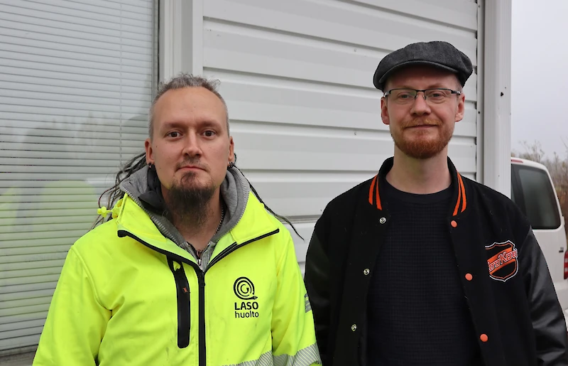 Laso-Huolto Oy:n yrittäjät ovat Tero Pallaskallio ja Lauri Sopanen.