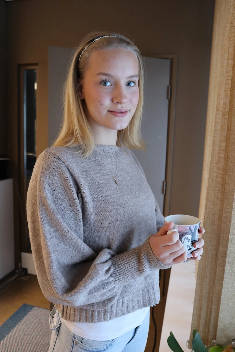 Senni Syrjänen juo kahvijuomia, mutta ei pidä perinteisestä pannukahvista.