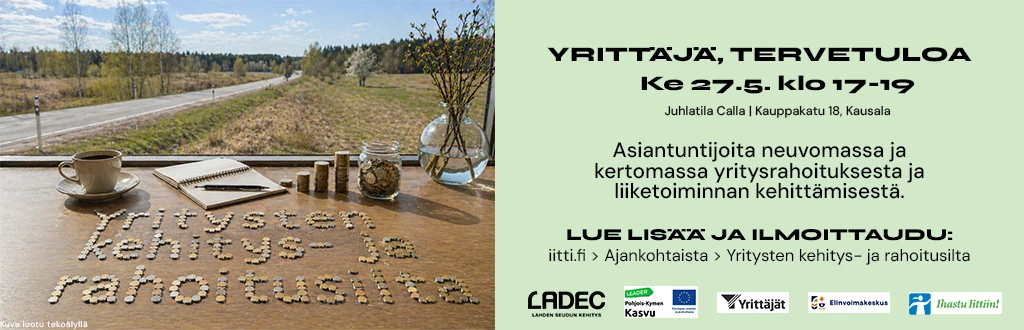 Yrittäjä tervetuloa