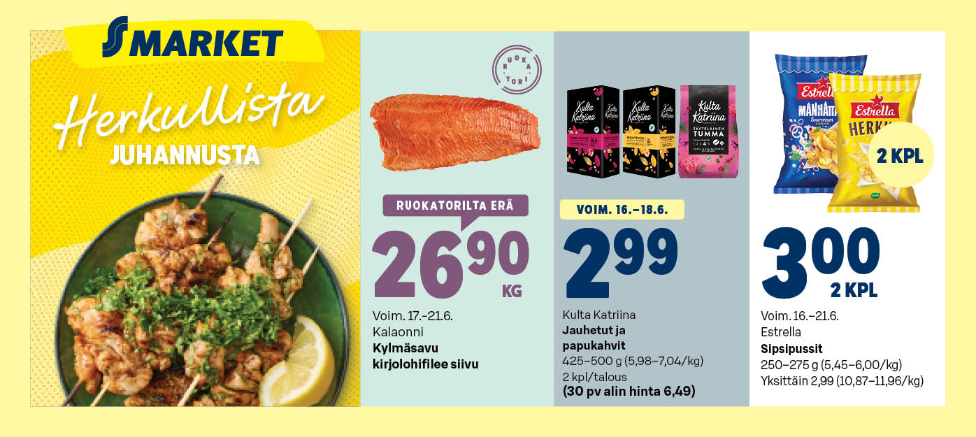S-market 17.-21.6.