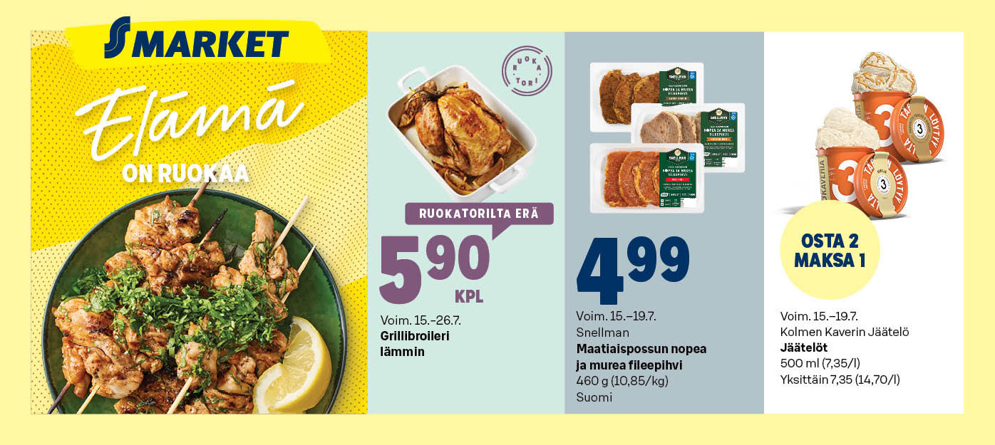 S-market 15.-19.7.