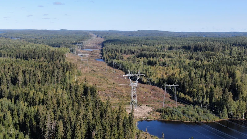 Kuva Lepäävirran ja Pieksämäen rajalta.