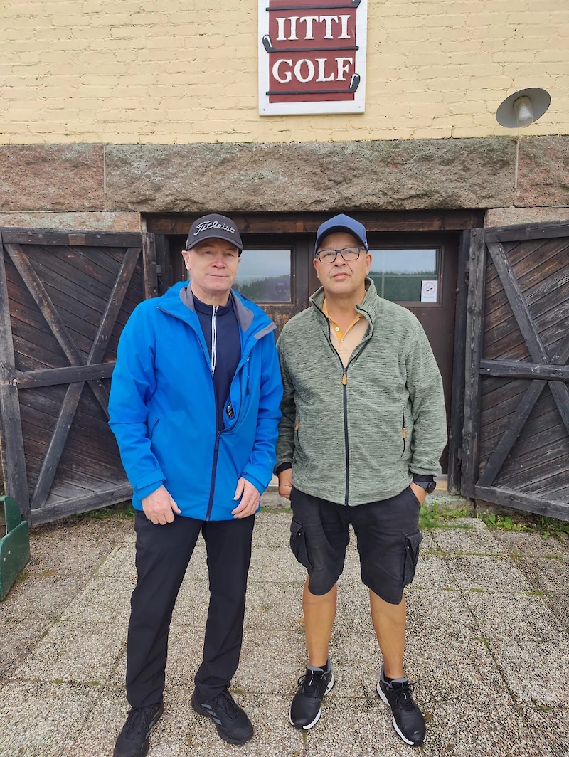 Kuvassa Raimo Salo ja Arto Taavila.