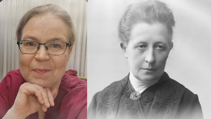 Johanna Hasu ja Ingeborg Hymander.