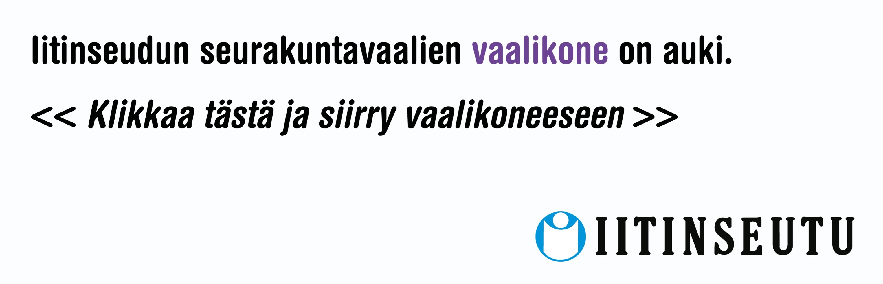Iitinseudun srk-vaalien vaalikone