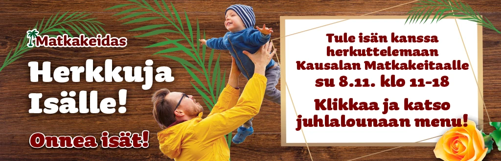 Matkakeidas isänpäivän lounas 2026