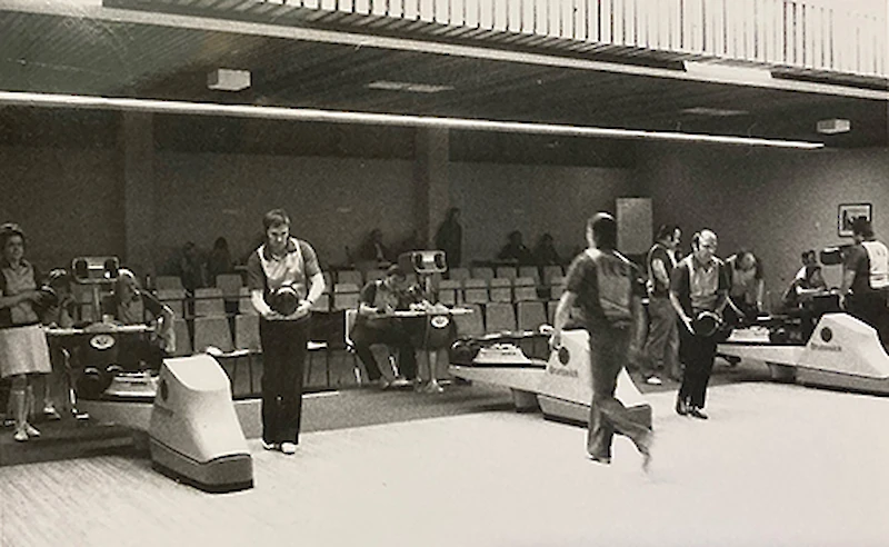 Kuva Kuusankosken keilahallilta vuodelta 1973.