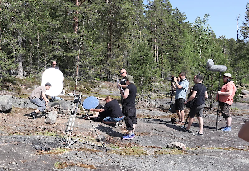 Tuomion saarta kuvattiin viime kesänä Iitissä. (Kuva: Minna Tervo.)